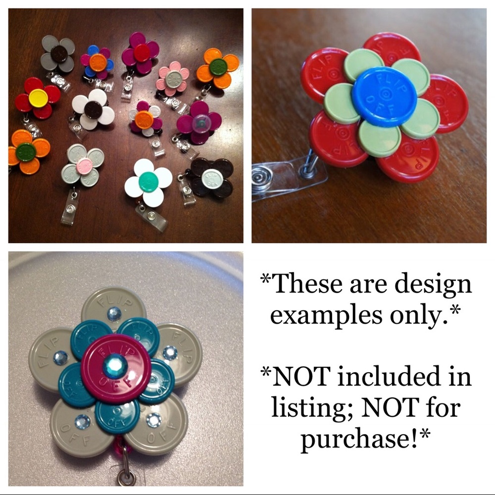 250-pc. Multicolor Flip Top Lids for Art/Crafts - Picture 2 of 2